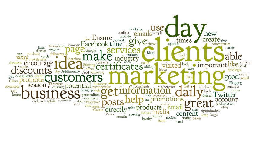 Use These Three Fresh Ideas To Market Your Day Spa Business Use These Three Fresh Ideas To Market Your Day Spa Business