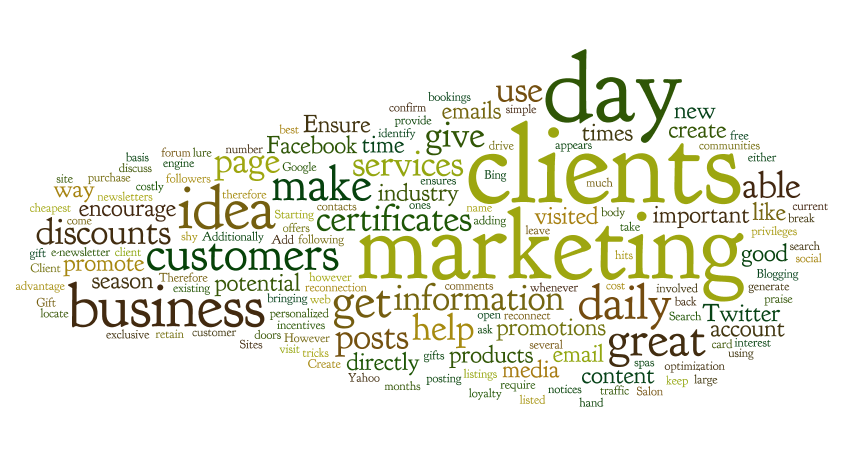 Use these three fresh ideas to market your day spa business!