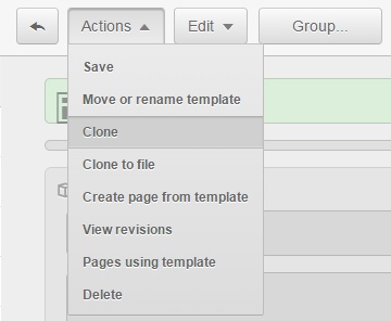 Clone your templates to make as many as you like instead of sticking with a single template.