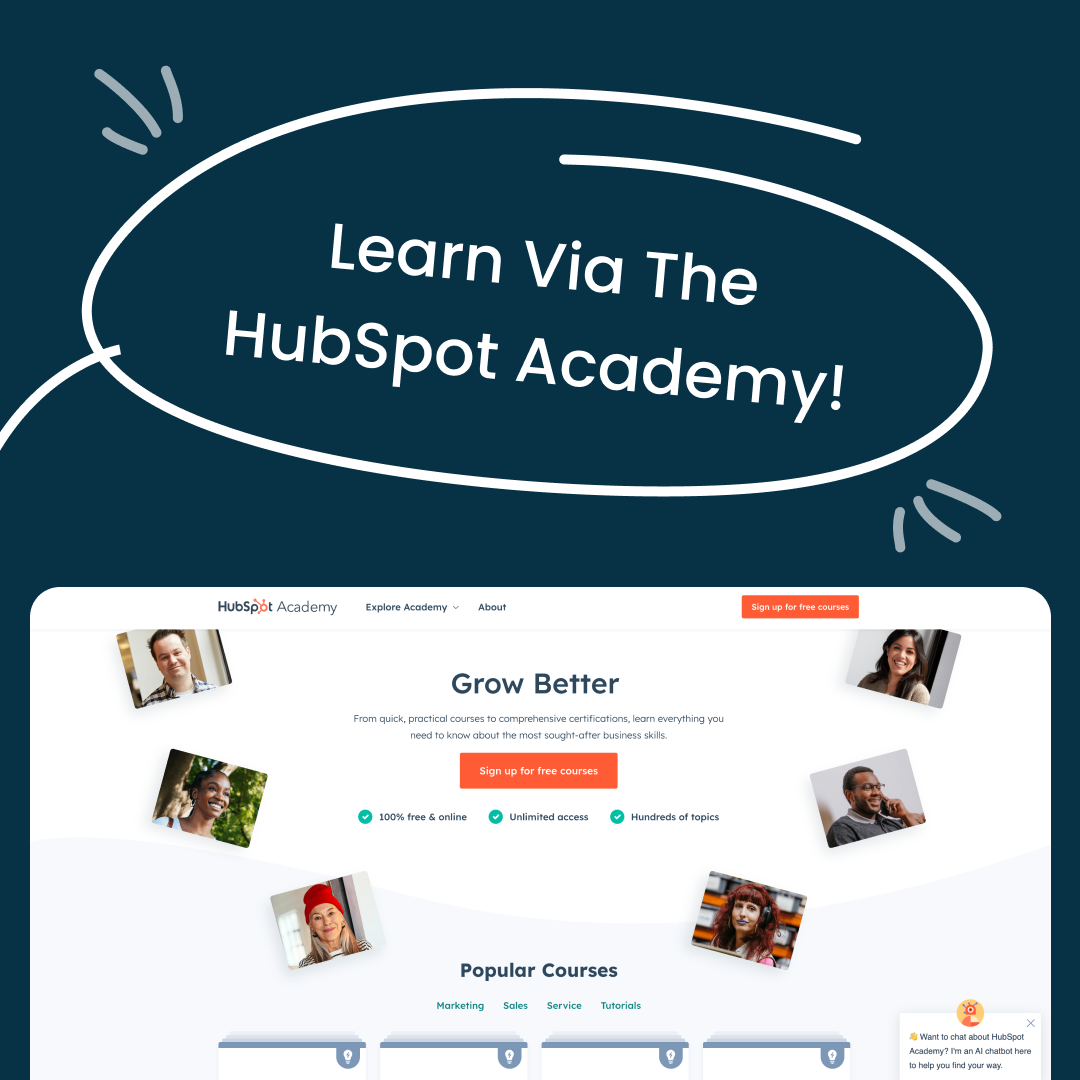 HubSpot’s commitment to education extends to its HubSpot Academy, which offers free online training courses and certifications.