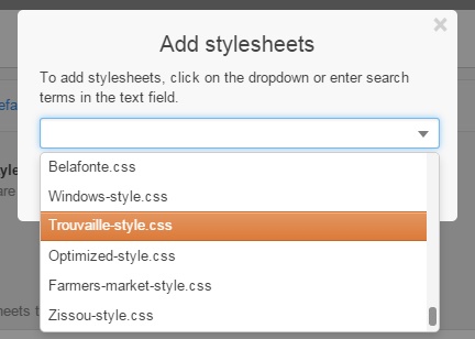 The HubSpot COS allows you to attach any stylesheet you have to any of your templates.