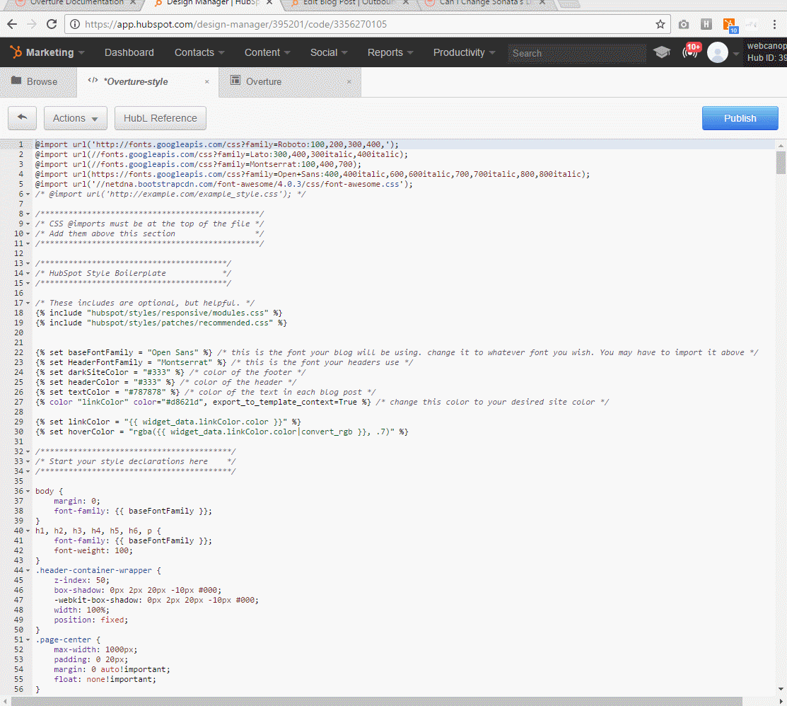 How Do I Access Overture s Stylesheet 