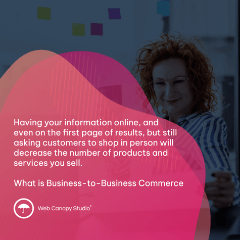 Having your information online, and even on the first page of results, but still asking customers to shop in person will decrease the number of products and services you sell.