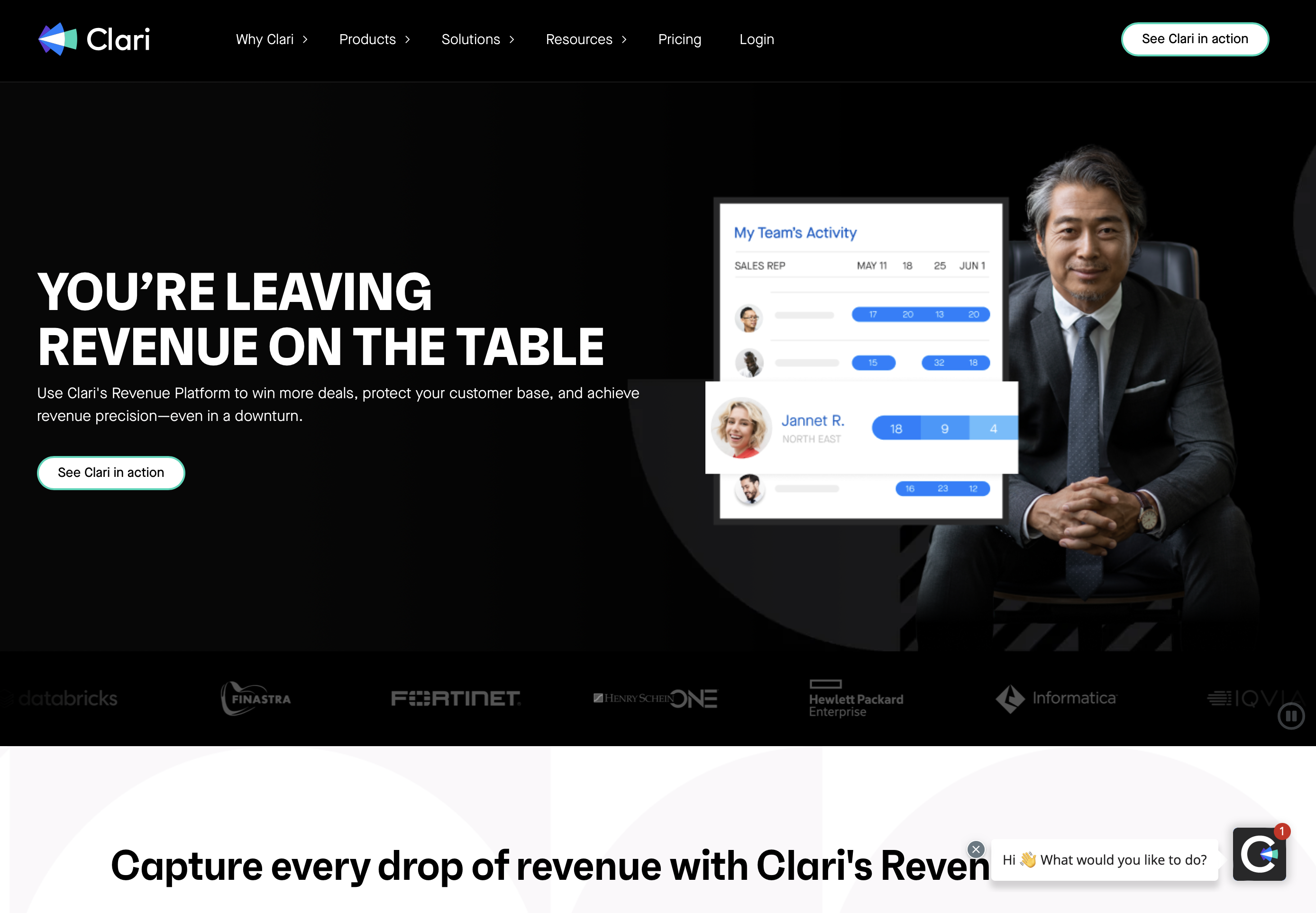 Clari Homepage