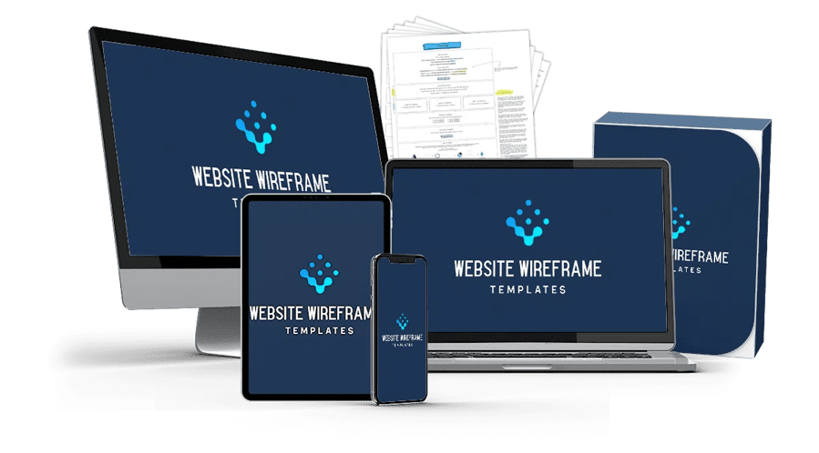 website wireframe templates mockup