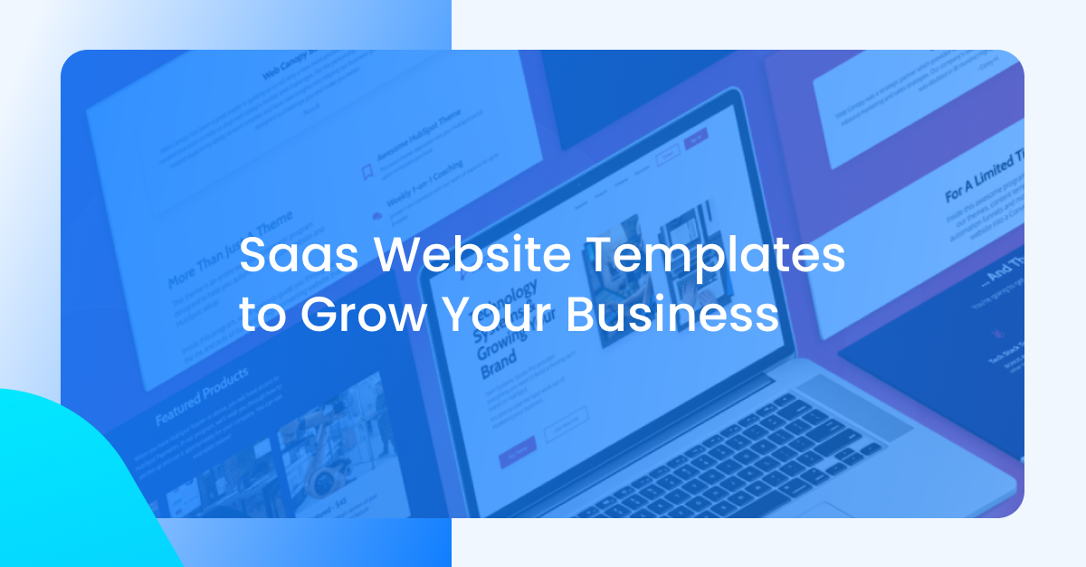 SaaS website templates that will grow your business