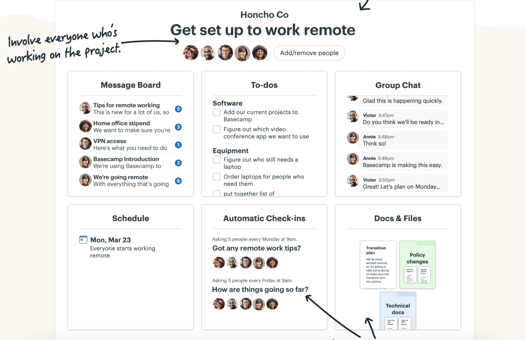 Basecamp is used to help organize our  marketing automation and streamline our processes